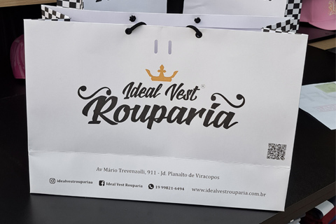 sacolas para moda masculina