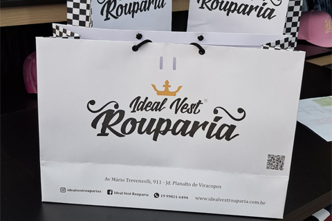 sacola de para roupas