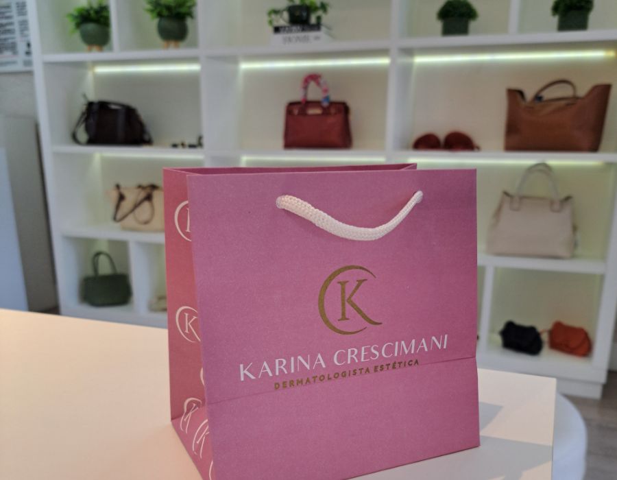 Sacola de Papel Para Produtos de Beleza