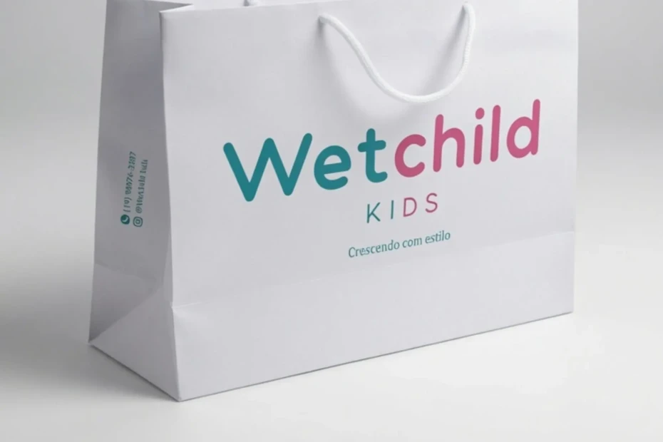 sacola para moda infantil