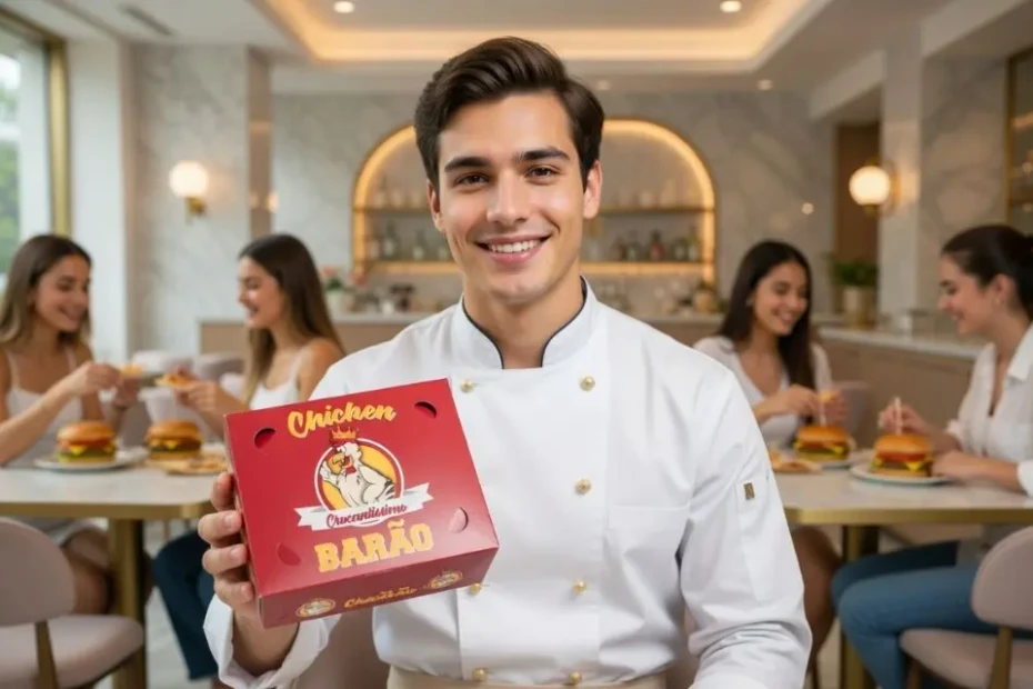 caixa para frango frito